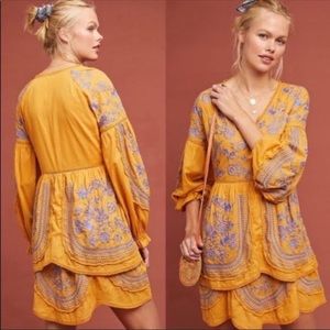 Anthropologie meadow rue lisette dress